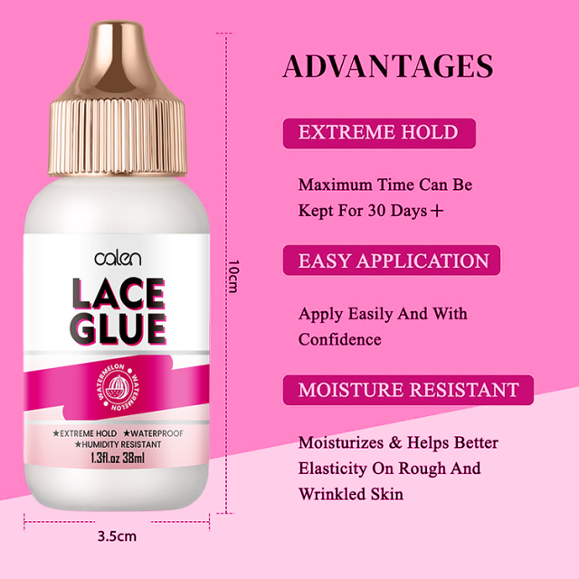 Oalen 38ml Watermelon Sweatproof Waterproof Lace Wig Glue Adhesive,MY SHOP