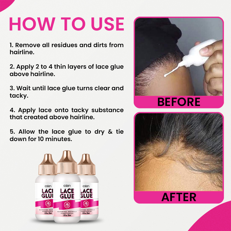 Oalen 38ml Watermelon Sweatproof Waterproof Lace Wig Glue Adhesive,MY SHOP