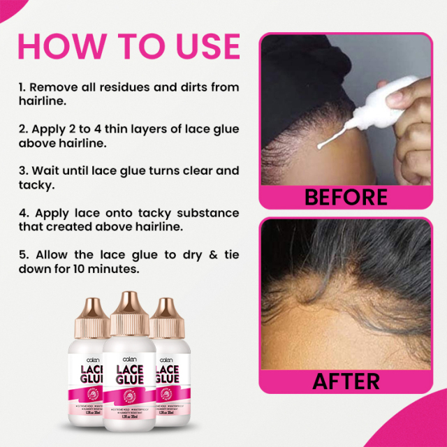 Oalen 38ml Watermelon Sweatproof Waterproof Lace Wig Glue Adhesive,MY SHOP