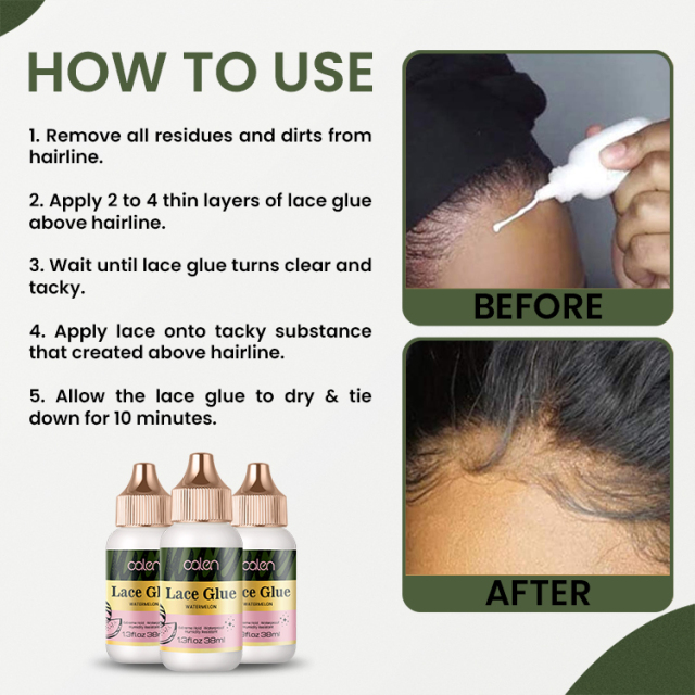 Oalen 38ml ODM Waterproof Strong Hold Watermelon Scented Wig adhesive,MY SHOP
