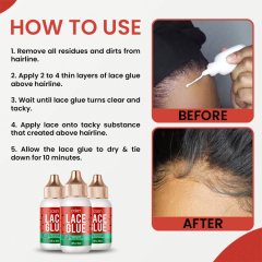 Oalen OEM 38ml Watermelon Sweatproof Waterproof Lace Wig Glue Adhesive,oalen cosmetics