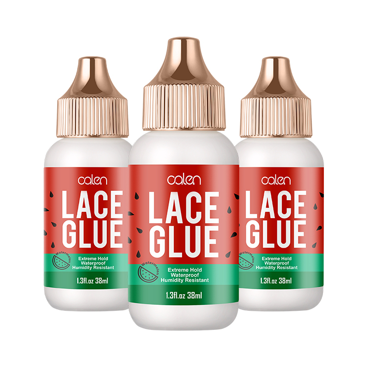 Oalen OEM 38ml Watermelon Sweatproof Waterproof Lace Wig Glue Adhesive,oalen cosmetics