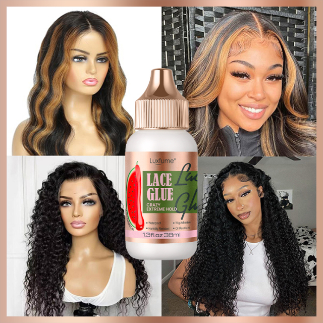 38ml Luxfume Customize Strong Hold Watermelon Scent Wig Adhesive Glue,MY SHOP