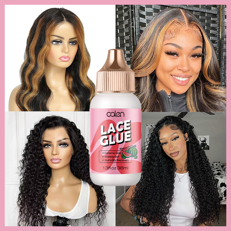 Oalen 38ml OEM Watermelon Long Lasting Hold Invisible Wig Lace Glue,oalen cosmetics