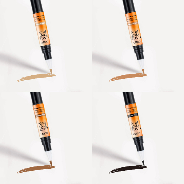 Luxfume 5ml ODM Natural Waterproof Lace Tint Dye Wig Tinted Pen,oalen cosmetics