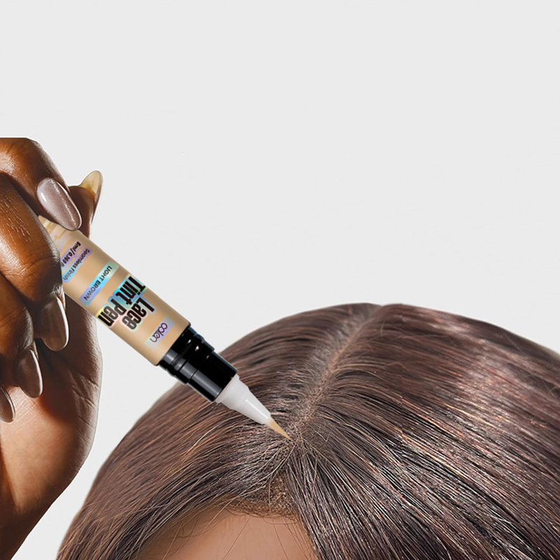 Oalen 5Ml Wig Tint 4 Colors Light Brown Lace Hair Dye Tinted Pen,oalen cosmetics