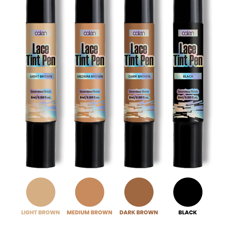 Oalen 5Ml Wig Tint 4 Colors Light Brown Lace Hair Dye Tinted Pen,oalen cosmetics