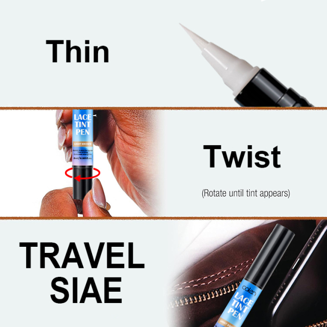 5ml Oalen Factory 4 Colors Lace Tint Waterproof Dye Wig Tinted Pen,MY SHOP