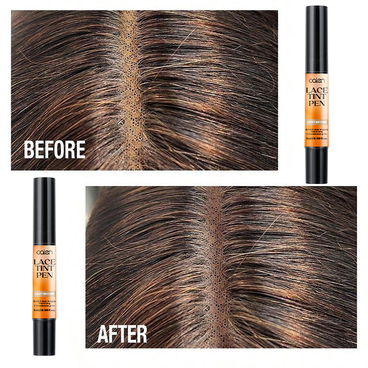 Luxfume 5ml ODM Natural Waterproof Lace Tint Dye Wig Tinted Pen,oalen cosmetics
