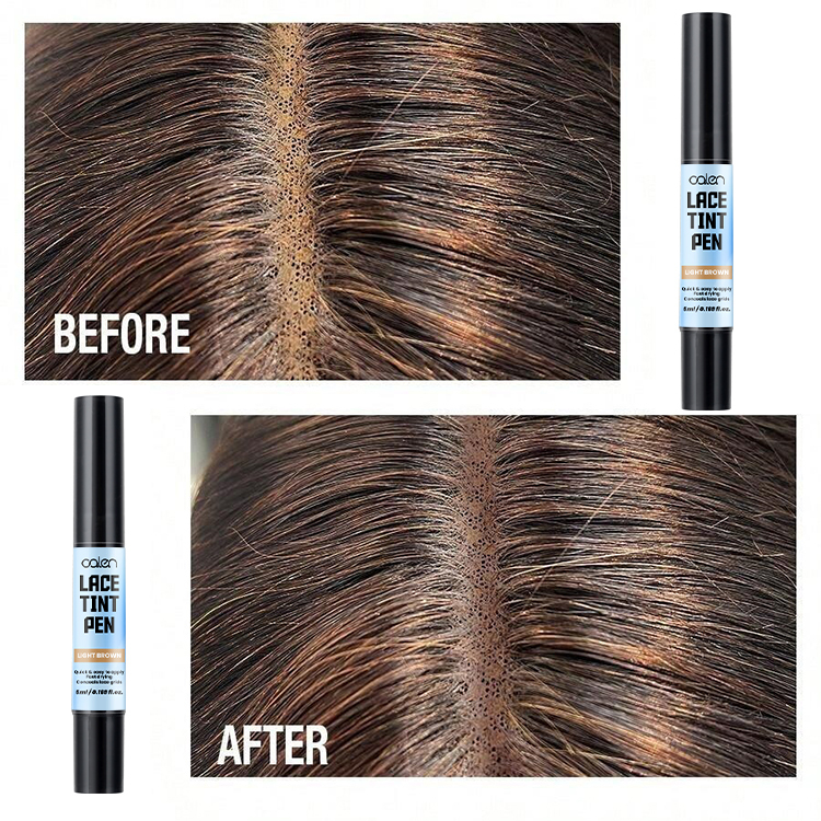 Luxfume 4 Colors Blends Natural Waterproof Wig Tint Lace Tinted Pen,oalen cosmetics