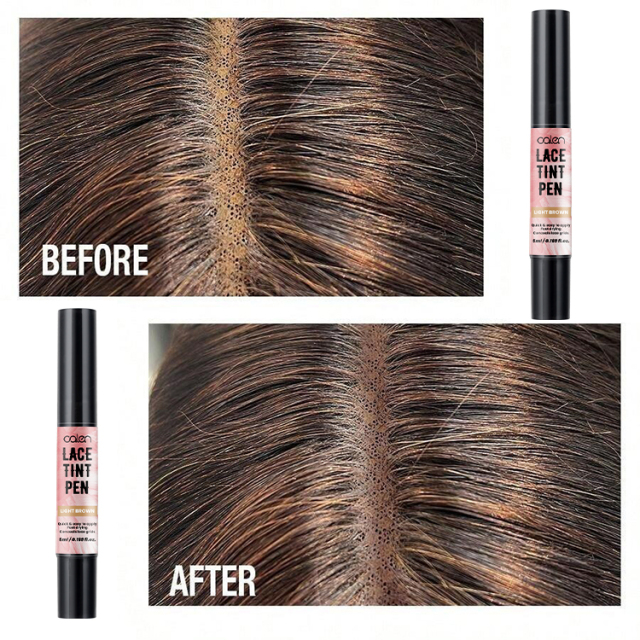 Oalen 5ml Long Lasting Brown Waterproof Wig Tint Lace Tinted Pen,MY SHOP