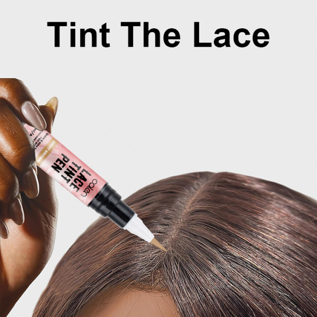 Oalen 5ml Long Lasting Brown Waterproof Wig Tint Lace Tinted Pen,MY SHOP