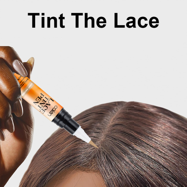 Luxfume 5ml ODM Natural Waterproof Lace Tint Dye Wig Tinted Pen,oalen cosmetics