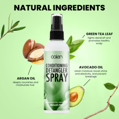 Luxfume 200ml6.7oz Hydrating Detangling Spray Leave-in Conditioner and Detangler For Curly Dry and Damaged Hair,MY SHOP