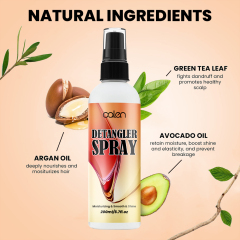 Luxfume Smooth and frizz-free detangler spray,oalen cosmetics