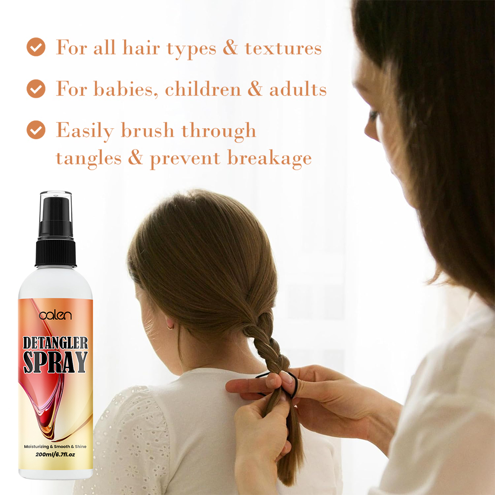 Luxfume Smooth and frizz-free detangler spray,oalen cosmetics