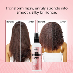 Luxfume Private Label 200ml 6.7oz Antioxidant Nourishing Natural Leave-In Hair Conditioning Detangler Spray for Damaged Hair,oalen cosmetics