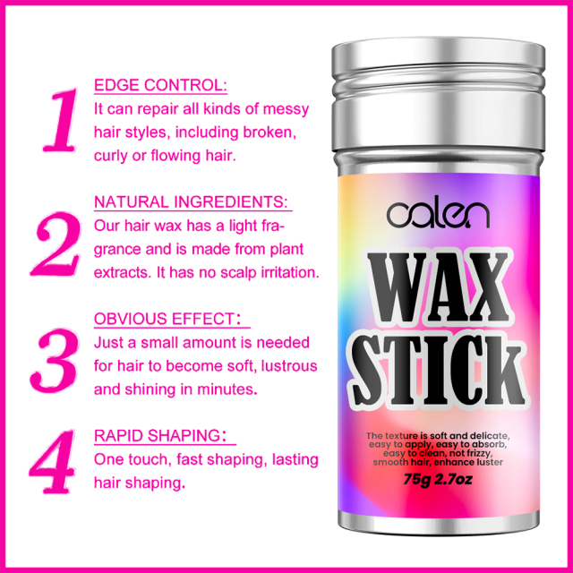 Luxfume 75g Hair Wax Stick Comb Hair Styling Stick  Anti-frizz Hair Wax Stick Hair Accessories,MY SHOP