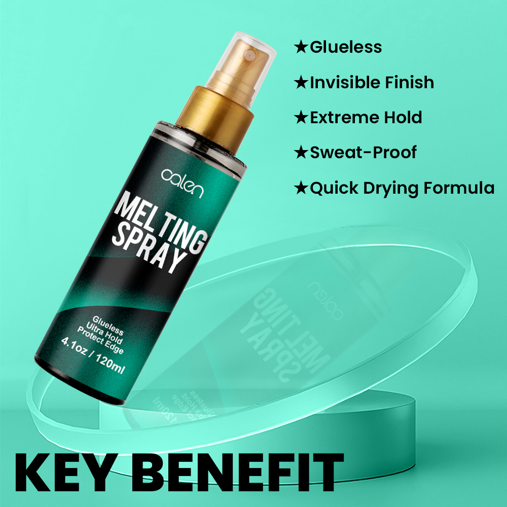 Super Strong Setting Waterproof Lace Tint Mousse Melting Spray Wax Stick Lace Glue Remover Lace Glue Install Kit,oalen cosmetics