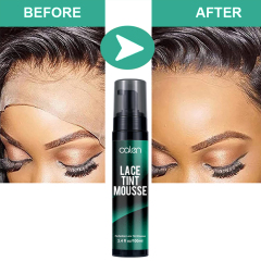 Super Strong Setting Waterproof Lace Tint Mousse Melting Spray Wax Stick Lace Glue Remover Lace Glue Install Kit,oalen cosmetics