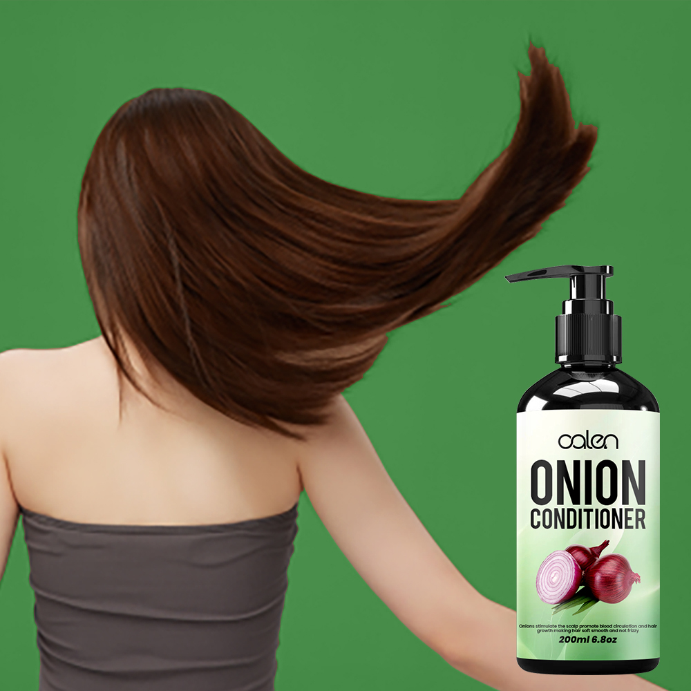 Luxfume 200ml Onion Leave-In Conditioner Anti-Hair Loss Deep Treatment Dry Damaged Hair,MY SHOP