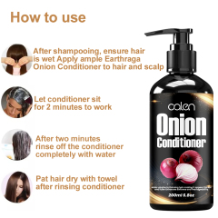 Luxfume 200ml Onion Conditioner Reduces Scalp Itch Dandruff and Frizz Suitable for Everyone,MY SHOP
