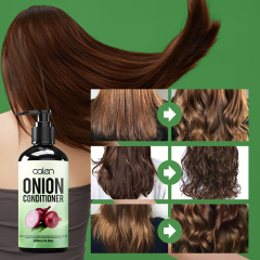 Luxfume 200ml Onion Leave-In Conditioner Anti-Hair Loss Deep Treatment Dry Damaged Hair,MY SHOP