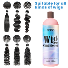 Wig Conditioner for Extensions and Wigs Smoothes, Softens and Nourishes Hair,oalen cosmetics