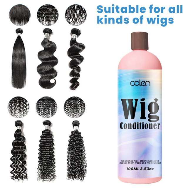 Wig Conditioner for Extensions and Wigs Smoothes, Softens and Nourishes Hair,oalen cosmetics