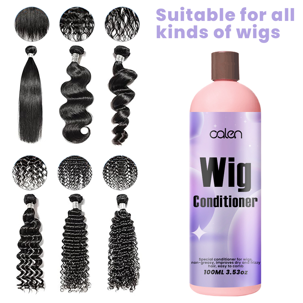 Moisturizes wigs Prevents dryness and damage Helps repair cracked and weak areas of wigs Strengthening wig conditioner,oalen cosmetics
