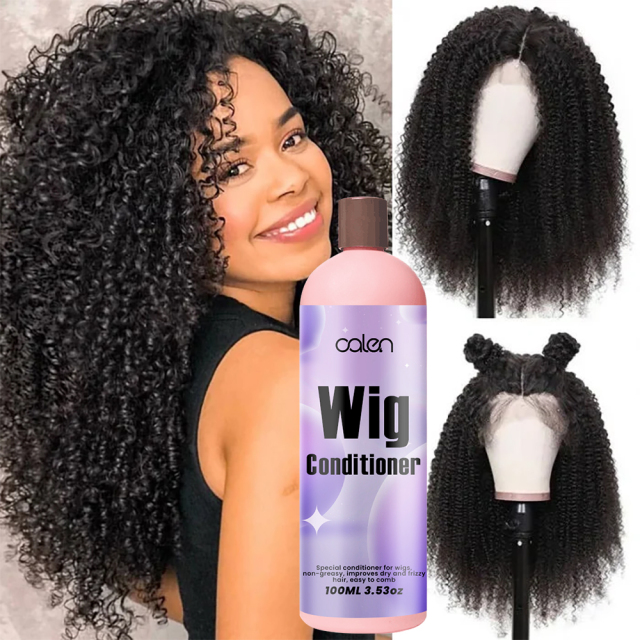 Moisturizes wigs Prevents dryness and damage Helps repair cracked and weak areas of wigs Strengthening wig conditioner,oalen cosmetics