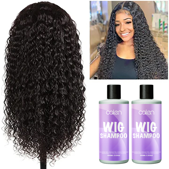 Removes buildup and grease shampoo Smoother, shinier wigs shampoo,oalen cosmetics