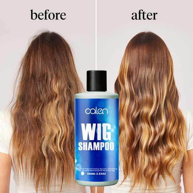 Wig shampoo revitalizes and refreshes hair Cleansing wig shampoo,oalen cosmetics