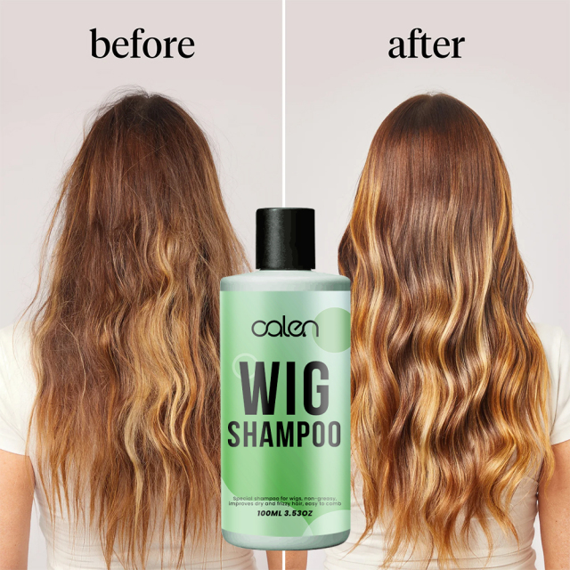 Prevents frizz on wigs Extends the life of wigs and hairpieces shampoo,oalen cosmetics