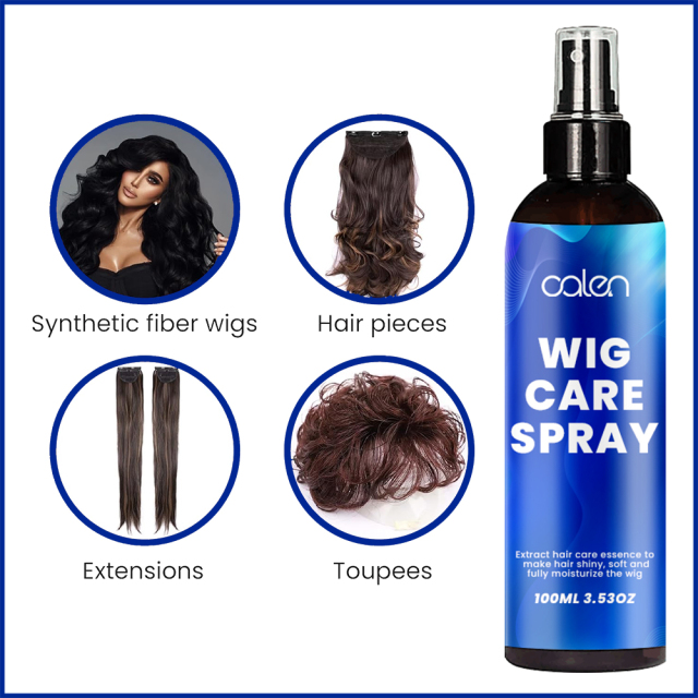 Professional wig conditioner spray, detangling spray, moisturizes and replenishes synthetic wigs, easy to comb,oalen cosmetics