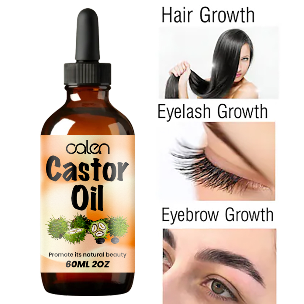Luxfume Stimulates Hair, Eyelash, Eyebrow Growth Castor Oil,oalen cosmetics