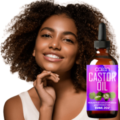 Luxfume 60Ml Help Hair Growth And Strong Recover Natural Shine To Hair Organic Castor Oil,MY SHOP