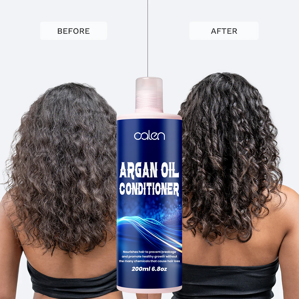 Luxfume 200ML Smooth And Improve Hair Quality Brighten And Repair Dry Hair Moisturizing Argan Oil Conditioner,oalen cosmetics