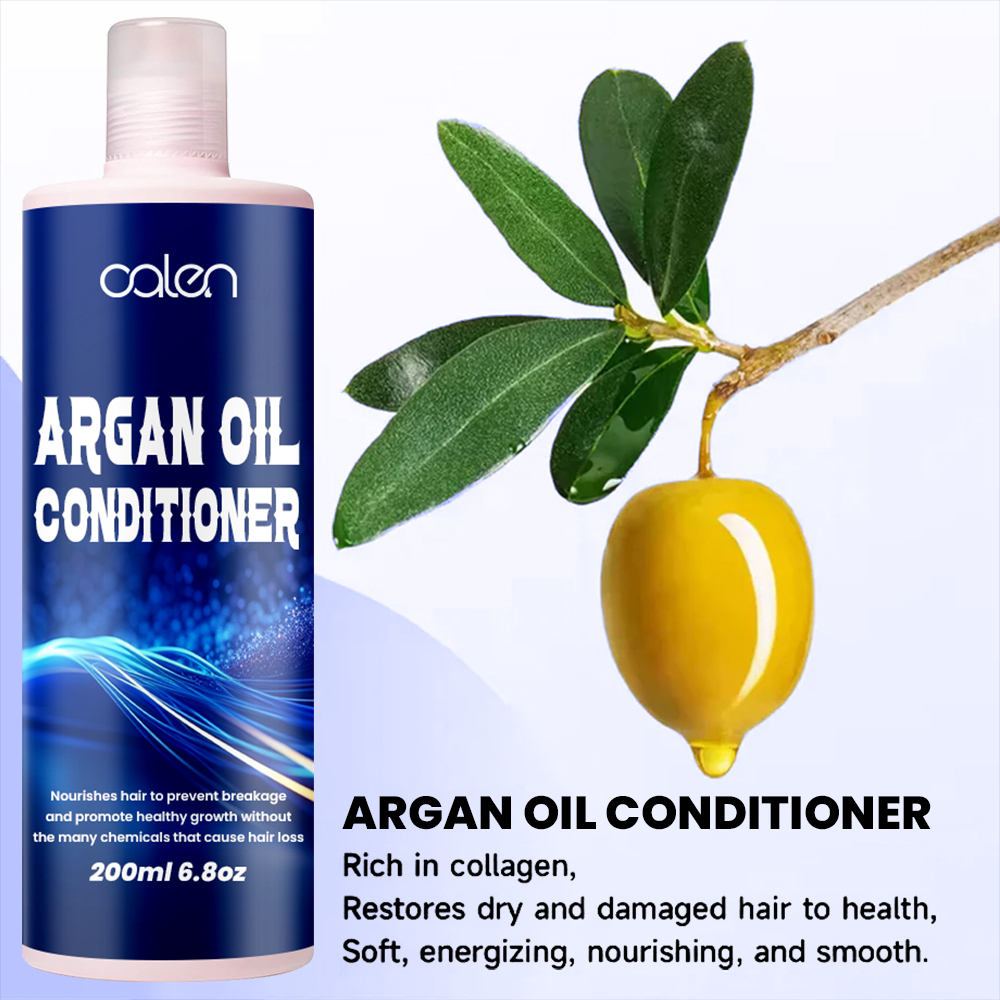 Luxfume 200ML Smooth And Improve Hair Quality Brighten And Repair Dry Hair Moisturizing Argan Oil Conditioner,oalen cosmetics