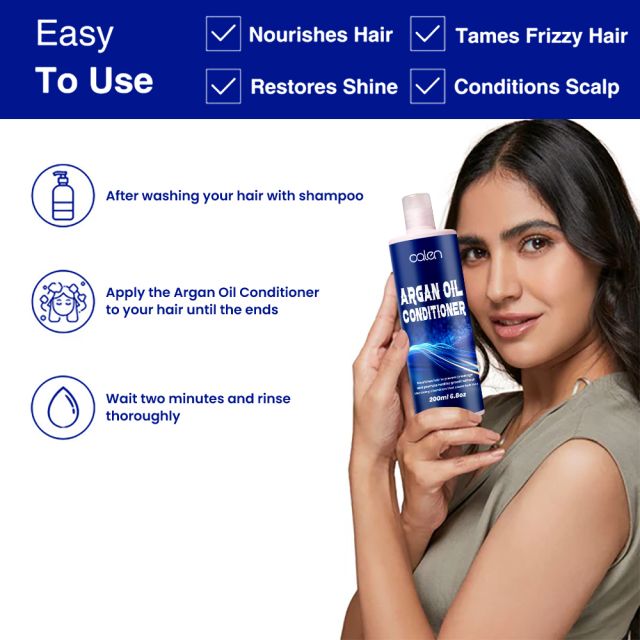 Luxfume 200ML Smooth And Improve Hair Quality Brighten And Repair Dry Hair Moisturizing Argan Oil Conditioner,oalen cosmetics