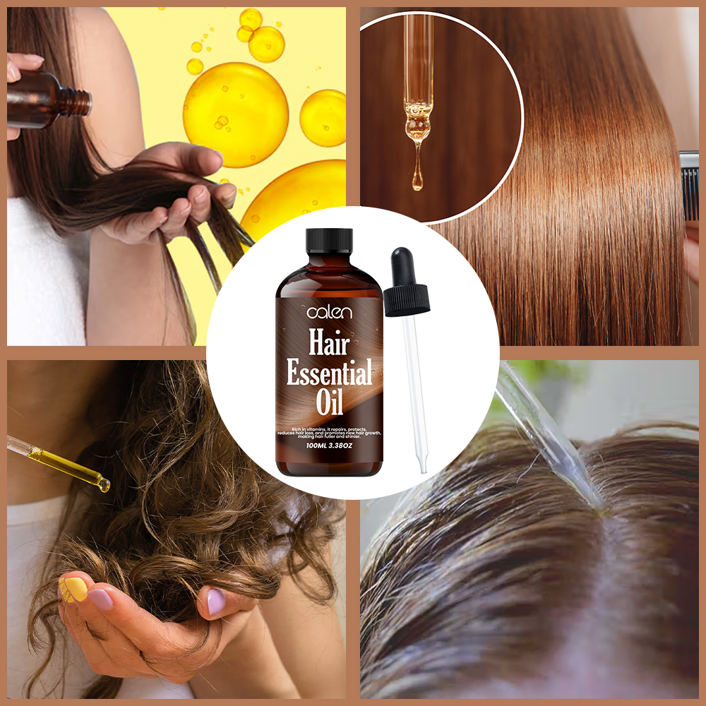 Nourishes split ends smoothes hair and creates healthy hair,oalen cosmetics