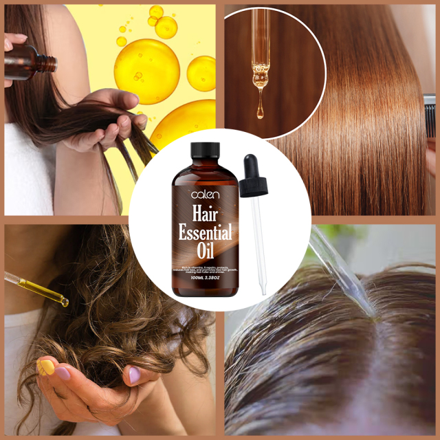 Nourishes split ends smoothes hair and creates healthy hair,oalen cosmetics