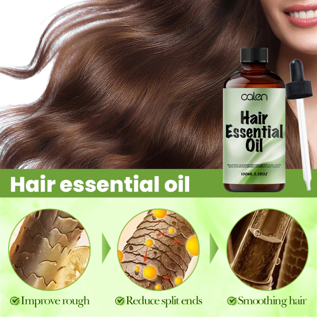 Deeply hydrating hair, anti-frizz hair serum,oalen cosmetics