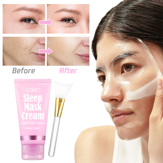 Luxfume Smooth Brightening Improved Texture Hydrating Gentle Exfoliating Sleeping Mask,oalen cosmetics