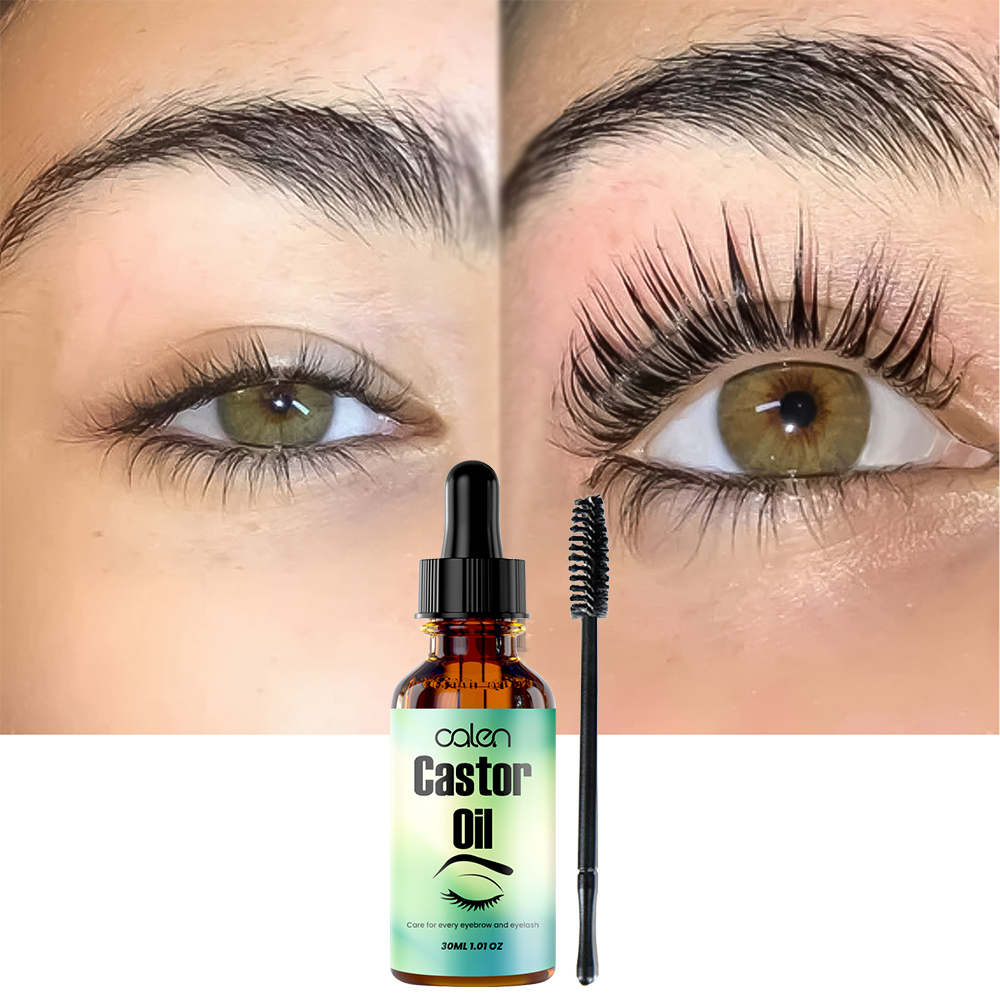 Luxfume 30ML Natural organic castor oil Eyelash and eyebrow growth serum,oalen cosmetics