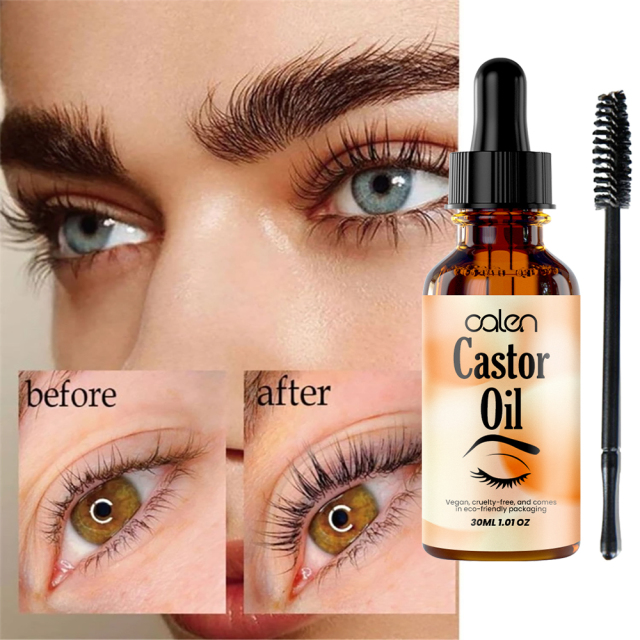 Luxfume 30ML Natural thick and long eyelashes castor oil mascara,oalen cosmetics