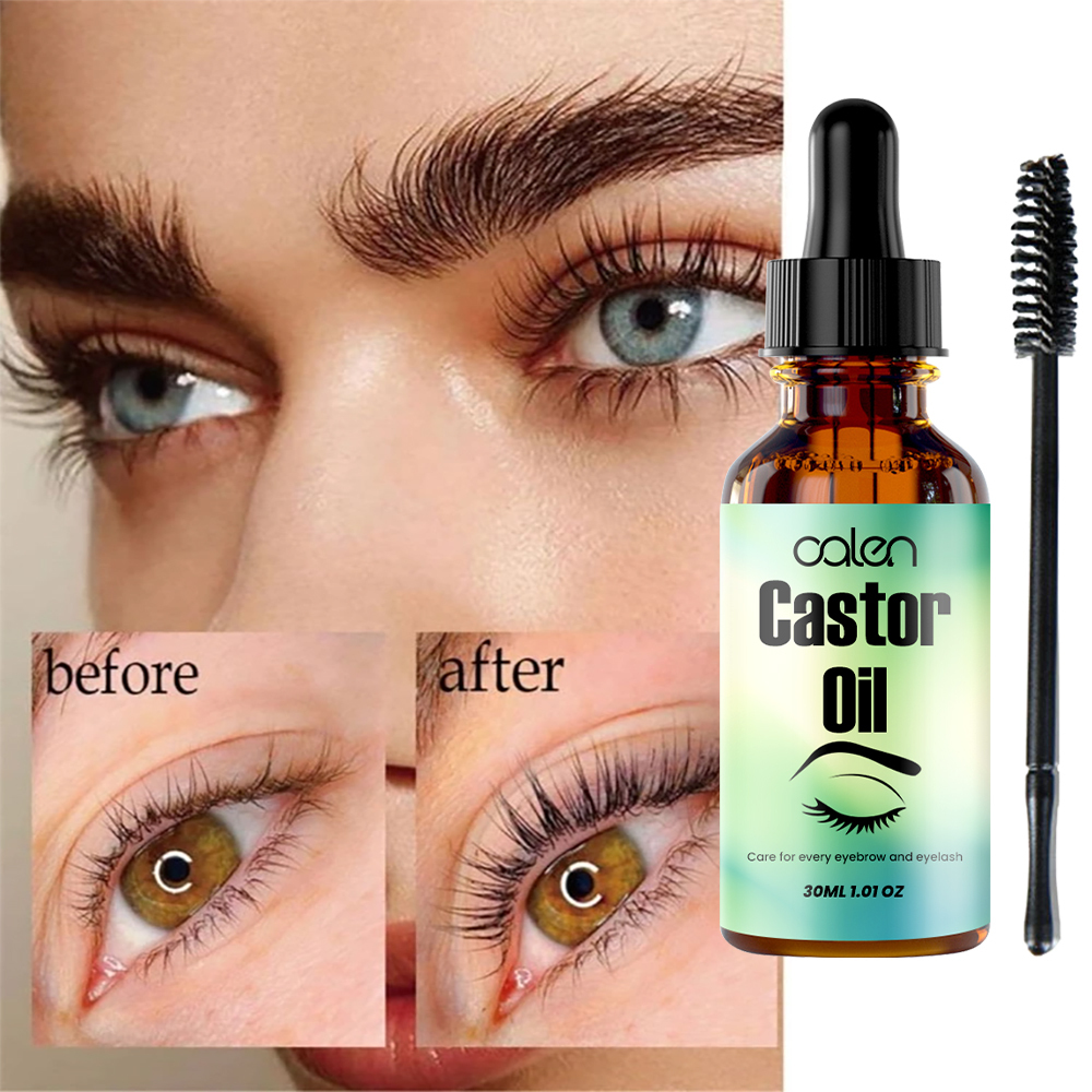 Luxfume 30ML Natural organic castor oil Eyelash and eyebrow growth serum,oalen cosmetics