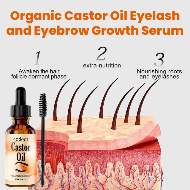 Luxfume 30ML Natural thick and long eyelashes castor oil mascara,oalen cosmetics