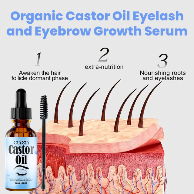 Luxfume 30ML Nourishing eyelashes and eyebrows castor oil Makes them softer and healthier,MY SHOP
