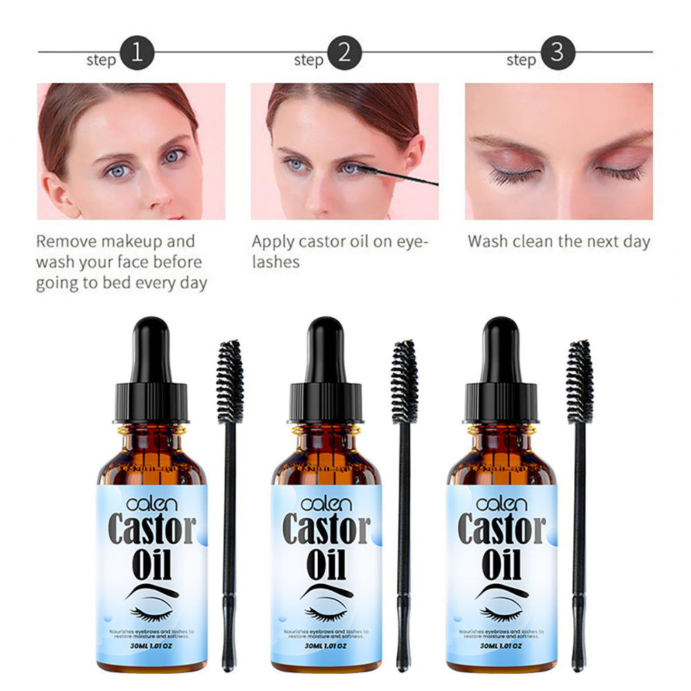 Luxfume 30ML Nourishing eyelashes and eyebrows castor oil Makes them softer and healthier,MY SHOP